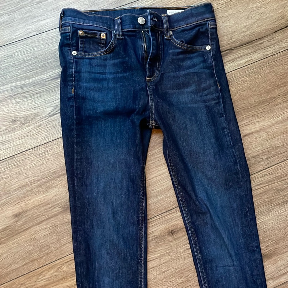Rag & Bone, 10 inch ankle skinny jeans